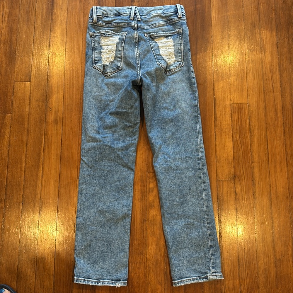 Good American Good Legs Straight High Rise Jeans Size 2 / 26 - Picture 5 of 6